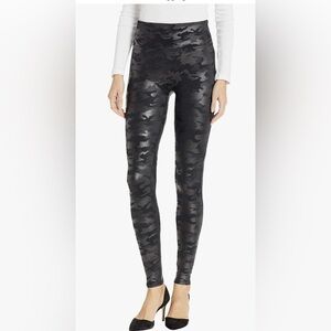 Spanx Faux Lether Camo Leggings